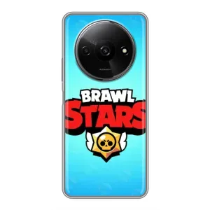 Чехлы Brawl Stars для Xiaomi Redmi A3x (AlphaPrint) (Лого Бравл Старс)