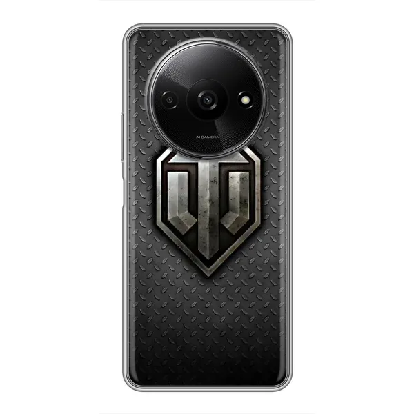 Чехол с принтом «Лого Tanks» для Xiaomi Redmi A3x Чехол с принтом «Лого Tanks» для Xiaomi Redmi A3x