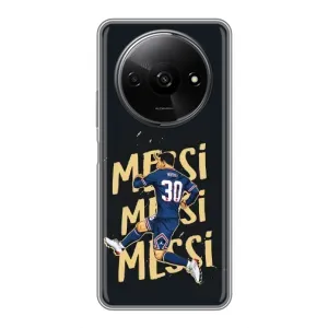 Чохли для Xiaomi Redmi A3x (Leo чемпіон) (AlphaPrint) (Messi ПСЖ)