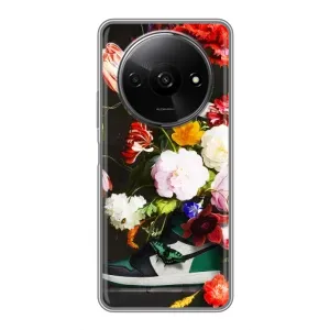 Бренднові Чохли для Xiaomi Redmi A3x - (PREMIUMPrint) (Nike цветы)