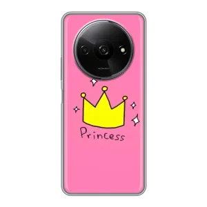 Чехол с картинкой (Стильные) для Редми А3икс - (AlphaPrint) (Princess)