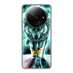 Защитные чехлы для Редми А3икс (AlphaPrint) (ХИТ продаж) ВОЛК (Яркий волк)