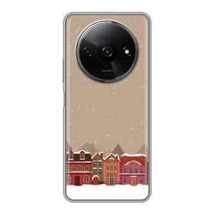 Новорічні, Святкові Чохли для Xiaomi Redmi A3x - 2024 год (Зимове місто)