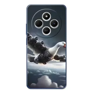 Чехол с мемом Тралалело тралала на Xiaomi Redmi A4 5G (Бомбардини гусини)