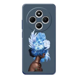 Чехлы (ART) Цветы на Xiaomi Redmi A4 5G (VPrint) (Квіти на голові)