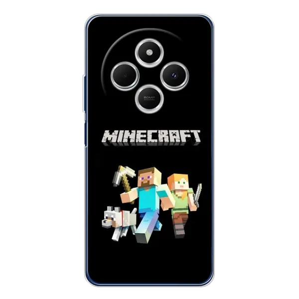 Чохол з принтом «герої Minecraft» для Xiaomi Redmi A4 5G