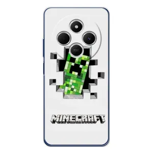 Чохол Майнкрафт на Xiaomi Redmi A4 5G (AlphaPrint) Minecraft (кріпер Майнкрафт)