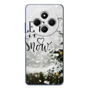 Новорічні, Святкові Чохли для Xiaomi Redmi A4 5G - 2024 год (Let it snow)