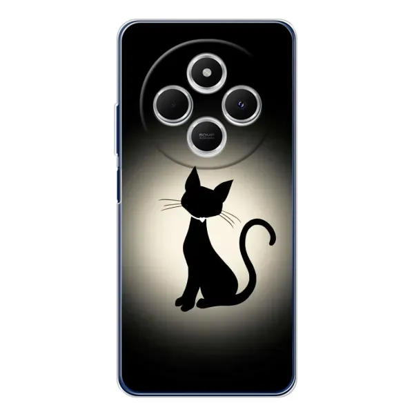 Чехол с принтом «Силуэт котика» для Xiaomi Redmi A4 5G Чехол с принтом «Силуэт котика» для Xiaomi Redmi A4 5G