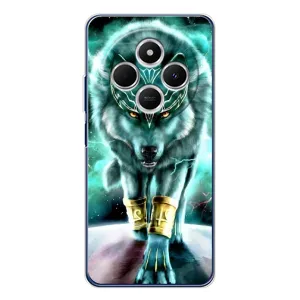 Защитные чехлы для Редми A4 5G (AlphaPrint) (ХИТ продаж) ВОЛК (Яркий волк)