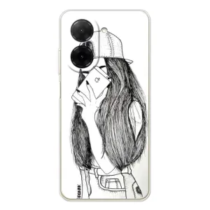 Чохол з друком для Xiaomi Redmi A5 - (Мода) (AlphaPrint) (Фото дівчини)