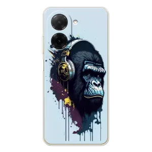 Чохол з Мавпами Xiaomi Redmi A5 - (AlphaPrint) (Горила в навушниках)