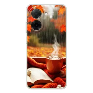 Чохол з унікальним дизайном 'Осінь з кавою' для Xiaomi Redmi A5 (Кава і дощ)