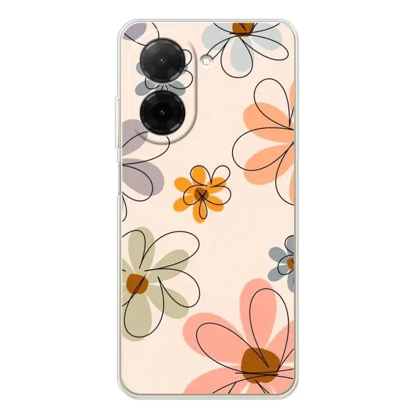 Чехол с принтом «Разноцветные цветы» для Xiaomi Redmi A5 (EU)