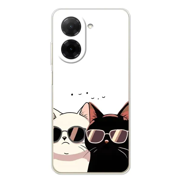 Чохол з принтом «Коти в окулярах» для Xiaomi Redmi A5 (EU)