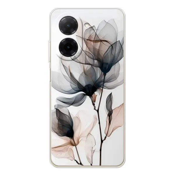 Чехол с принтом «Цветы на белом» для Xiaomi Redmi A5 (EU)