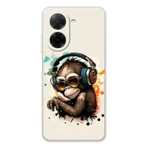 Чохол з Мавпами Xiaomi Redmi A5 - (AlphaPrint) (Макака в навушниках)