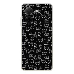 Чохол з принтом для Xiaomi Redmi A5 (AlphaPrint) Модні коти (Маленькі котики)