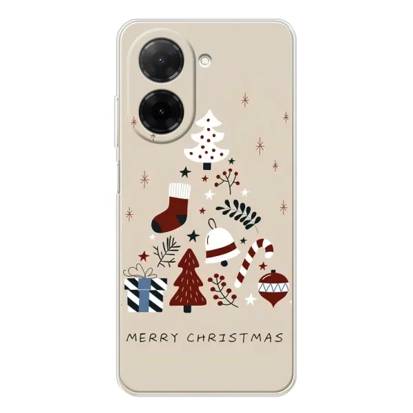 Чехол с принтом «Merry Christmas» для Xiaomi Redmi A5 (EU)