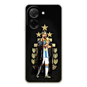 Чехлы для Xiaomi Redmi A5 (Leo чемпион) (AlphaPrint) (Месси Король)