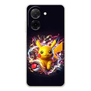 Чохол з Пікачу на Xiaomi Redmi A5 (Пікачу з м'ячем)