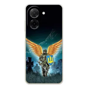 Чехлы с картинкой ЗСУ для Xiaomi Redmi A5 (AlphaPrint) (Солдат ЗСУ)