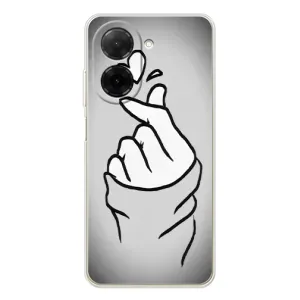 Чохол з принтом для Xiaomi Redmi A5 (AlphaPrint - Знак сердечка) (Значок Love)