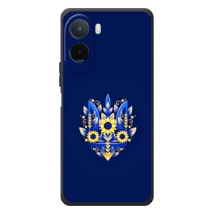 Чехлы для Xiaomi Redmi A7 Pro  Укр. Символика (AlphaPrint) (Цветочный Герб)
