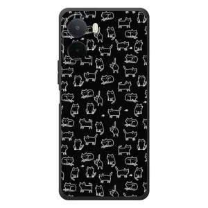 Чохол з принтом для Xiaomi Redmi A7 Pro (AlphaPrint) Модні коти (Маленькі котики)