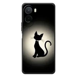 Чохол з принтом для Xiaomi Redmi A7 Pro (AlphaPrint) Модні коти (Силует котика)