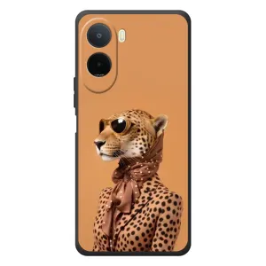 Чохол з принтом стильні тварини для шыаомі Redmi A7 Про (Стильний леопард)