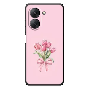 Чехол с розовым рисунком для Xiaomi Redmi A7 (Букет цветов)