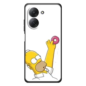 Чехол с Симпсонами для Xiaomi Redmi A7 (VPrint) (Гомер с пончиком)