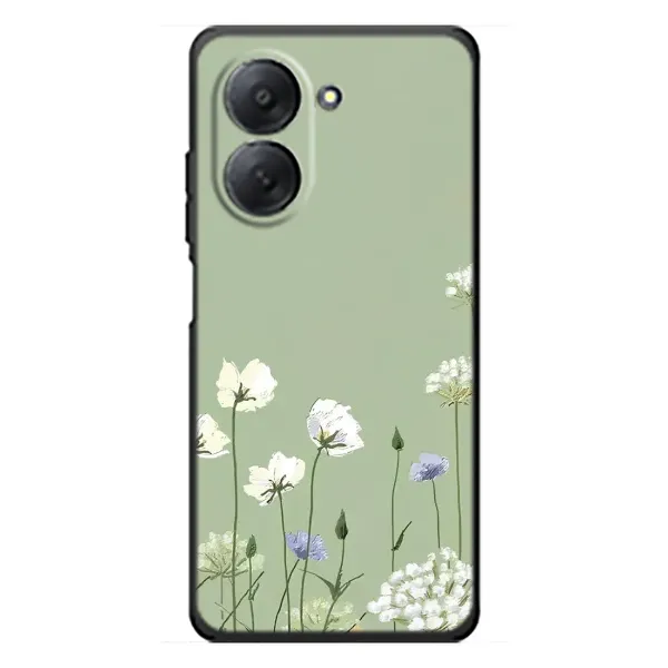 Чехол с принтом «Цветы на зеленом» для Xiaomi Redmi A7