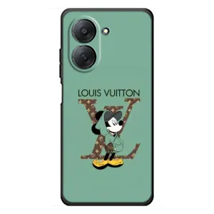 Чехлы Луи Витон для Xiaomi Redmi A7 (AlphaPrint - LOUIS VUITTON) (Микки Маус LV)