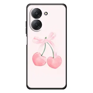 Чехол с розовым рисунком для Xiaomi Redmi A7 (Розовые вишни)