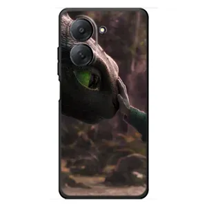 Чехол как приручить дракона на Xiaomi Redmi A7 (Сцена с драконом)