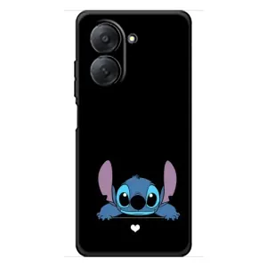 Чехол с принтом Стич на Xiaomi Redmi A7 (Стич на черном)