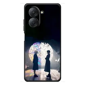 Чехлы Венсдей на Xiaomi Redmi A7 Уэнсдей (AlphaPrint) (Уэнздей и Инид)