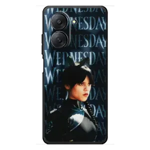 Чехлы Венсдей на Xiaomi Redmi A7 Уэнсдей (AlphaPrint) (Уэнздей кошка)