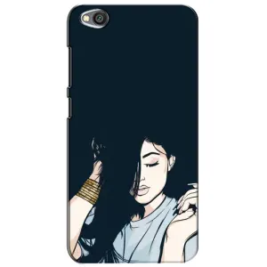 Чохол з друком для Xiaomi Redmi Go - (Мода) (AlphaPrint) (Гарна дівчина)