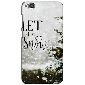Новорічні, Святкові Чохли для Xiaomi Redmi Go - 2024 год (Let it snow)