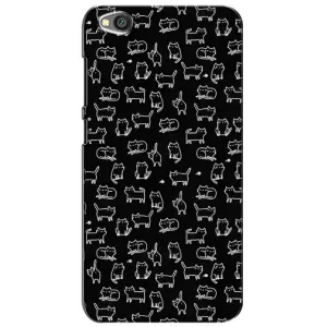 Чохол з принтом для Xiaomi Redmi Go (AlphaPrint) Модні коти (Маленькі котики)