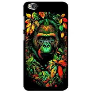 Чохол з Мавпами Xiaomi Redmi Go - (AlphaPrint) (Мавпа в квітах)