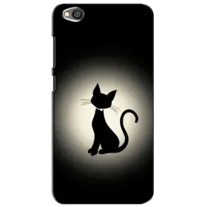 Чохол з принтом для Xiaomi Redmi Go (AlphaPrint) Модні коти (Силует котика)