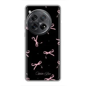 Чохол з бантиками на Шіаомі Редмі K80 Pro (Банти на чорному)