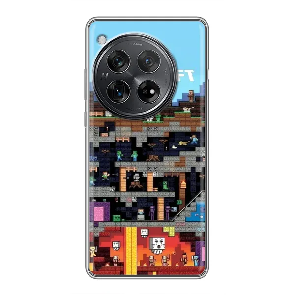 Чехол с принтом «фон Minecraft» для Xiaomi Redmi K80 Pro