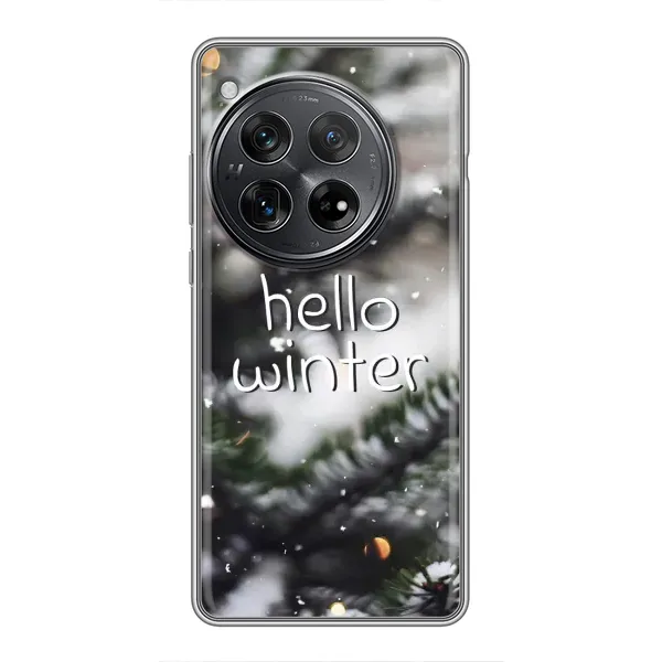 Чохол з принтом «Hello winter» для Xiaomi Redmi K80 Pro