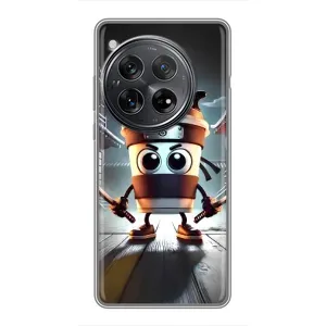 Чехол с мемом Тралалело тралала на Xiaomi Redmi K80 Pro (Капучино асасино)