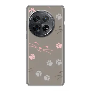 Чехол с рисунком кот на Xiaomi Redmi K80 Pro (Лапы и усы)